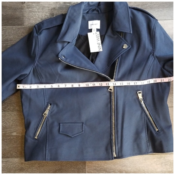 NWT Nine West Moto Jacket. - Picture 7 of 8